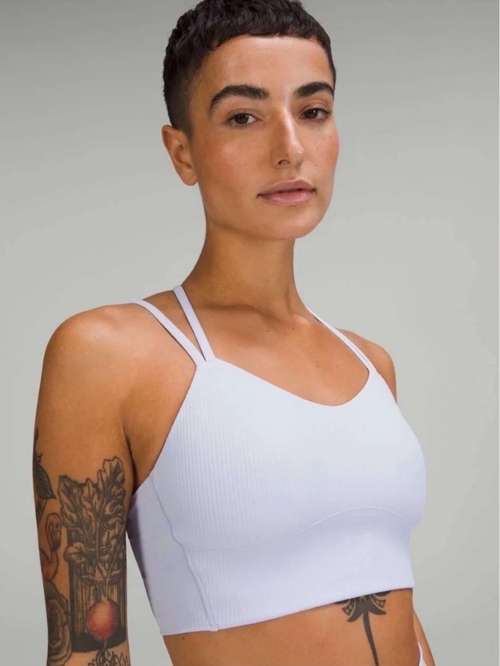 Lululemon Like a Cloud Ribbed Sports Bra in Windmill